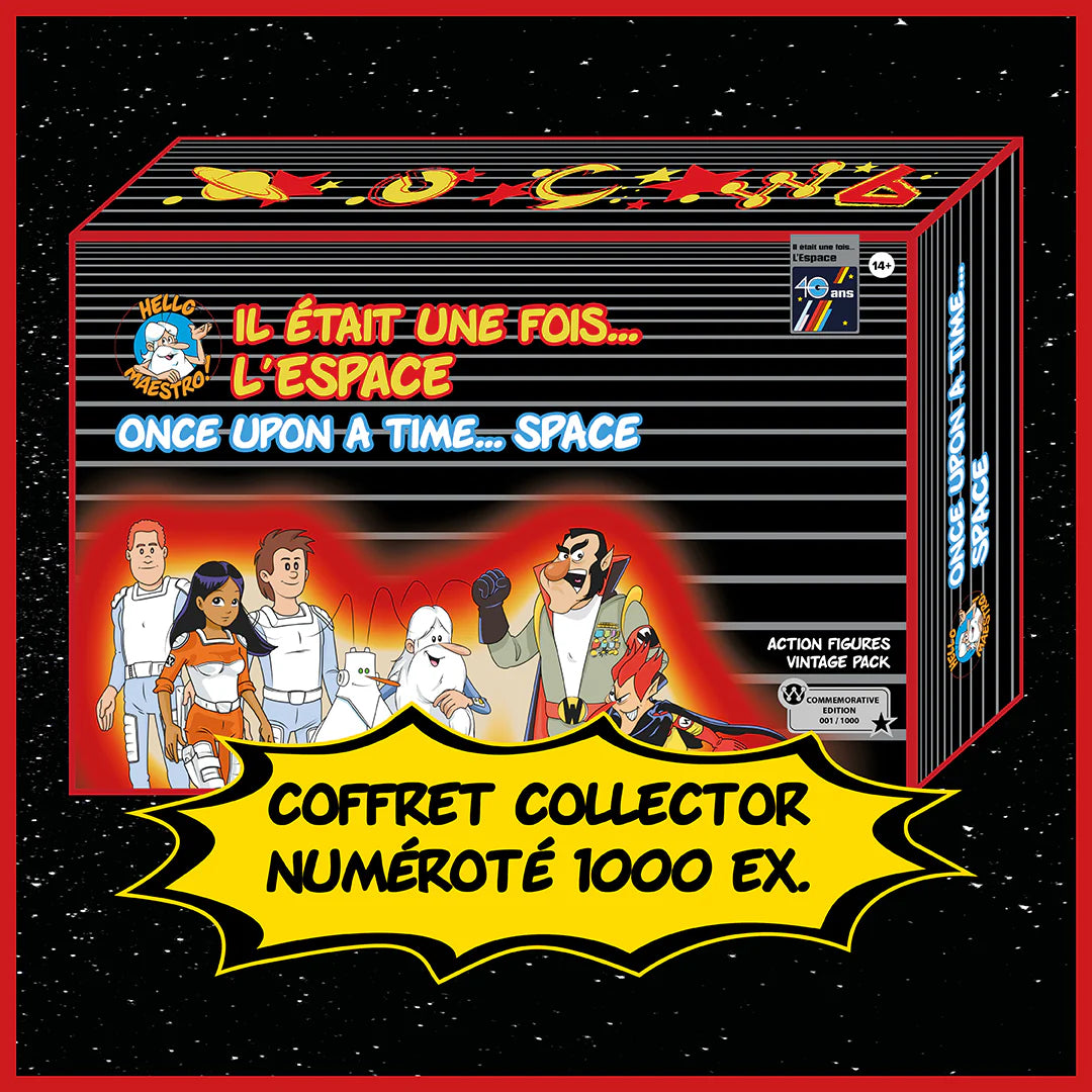 Coffret Collector numéroté 8 figurines - Il était une fois...l'Espace -