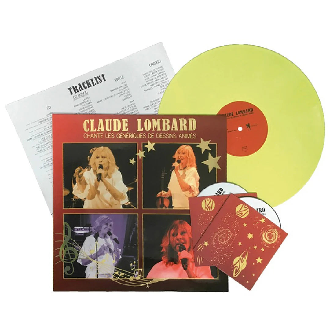 CD+Vinyle 33T Combo Claude Lombard chante les animés