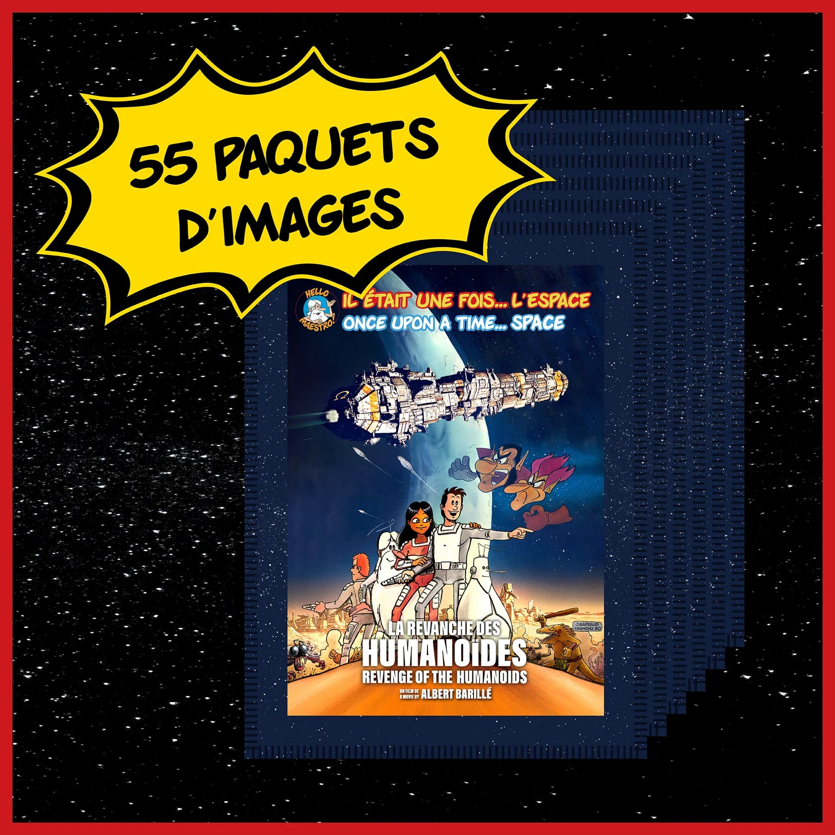 Album d'images + 55 paquets + 330 images + Boîte + Poster - La Revanche des Humanoïdes