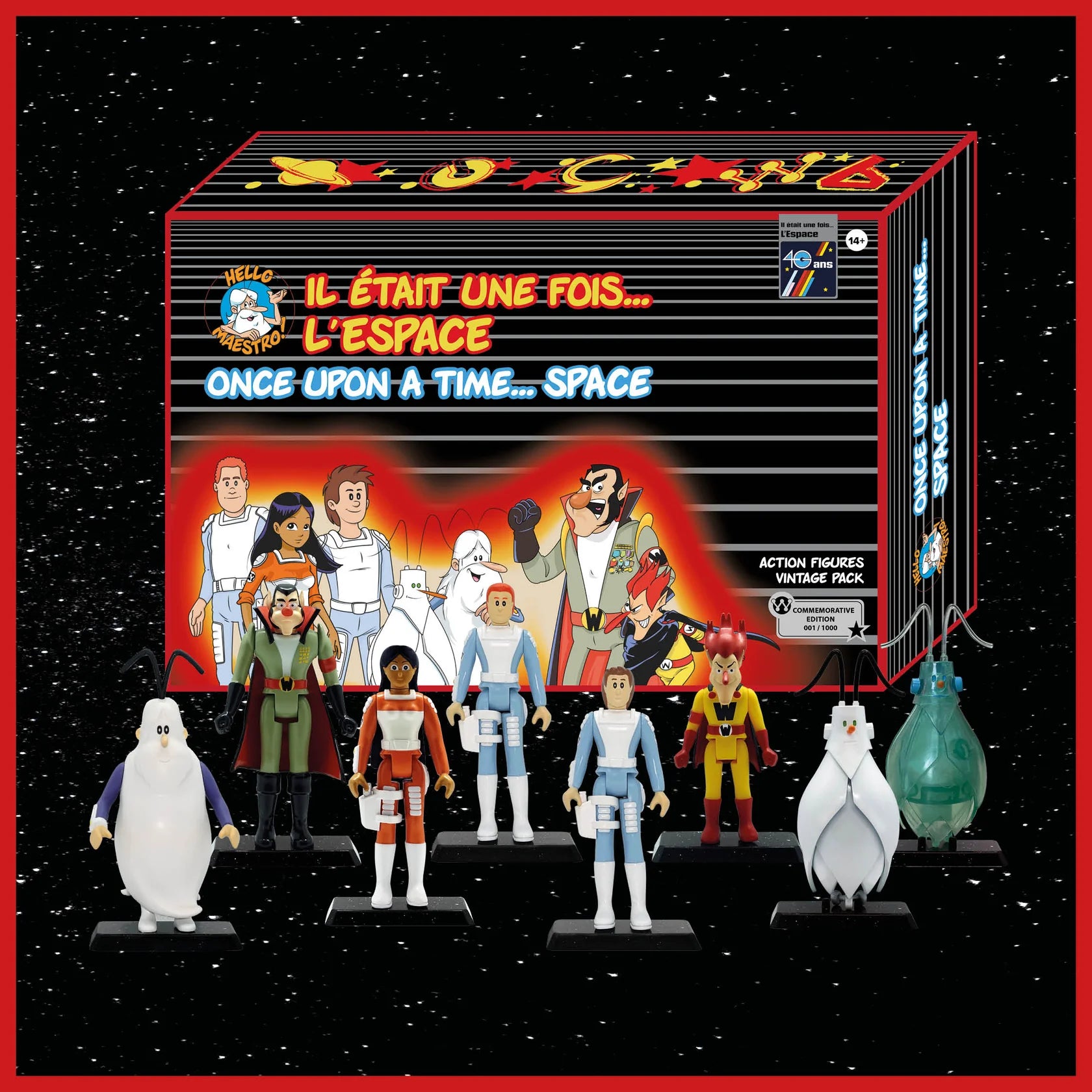 Coffret Collector numéroté 8 figurines - Il était une fois...l'Espace -