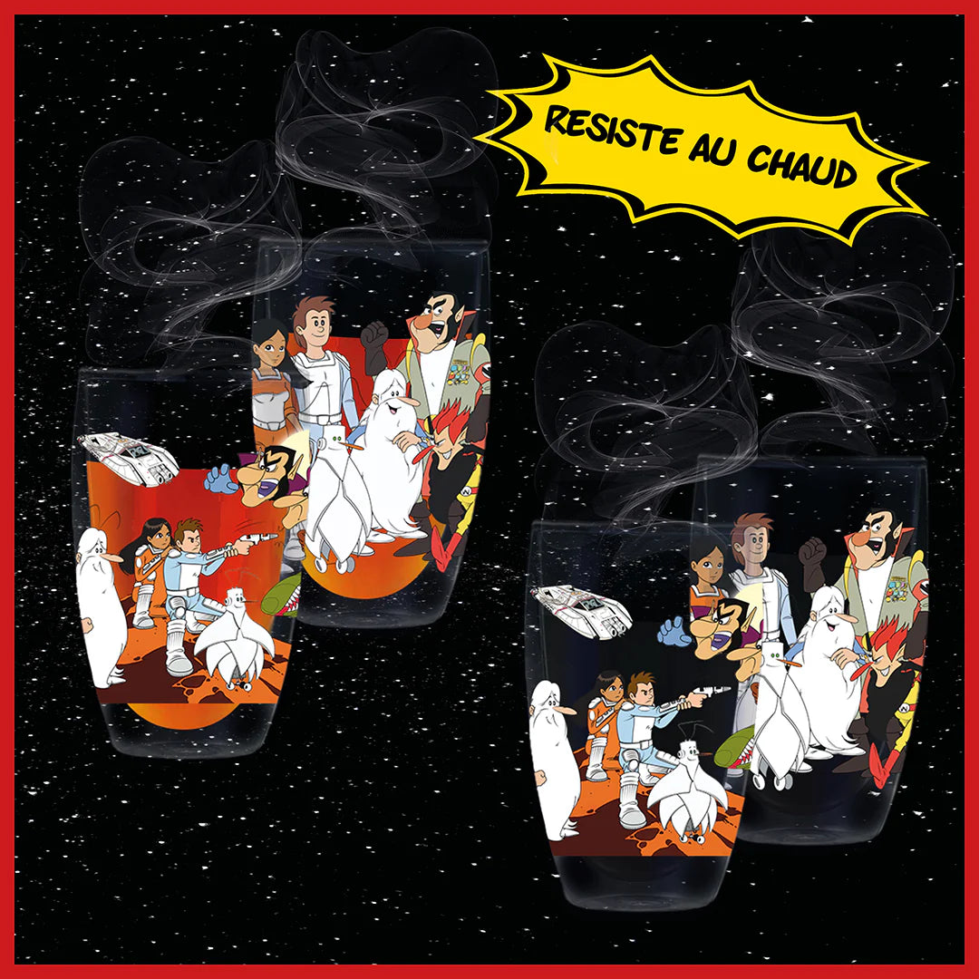 Set de 2 Rétro-Verres - Il était une fois...l'Espace