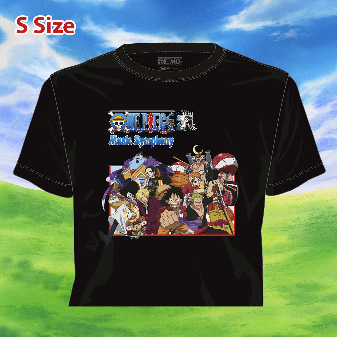 Official T-shirt - S Size - ONE PIECE Music Symphony 25th Anniversary Tour